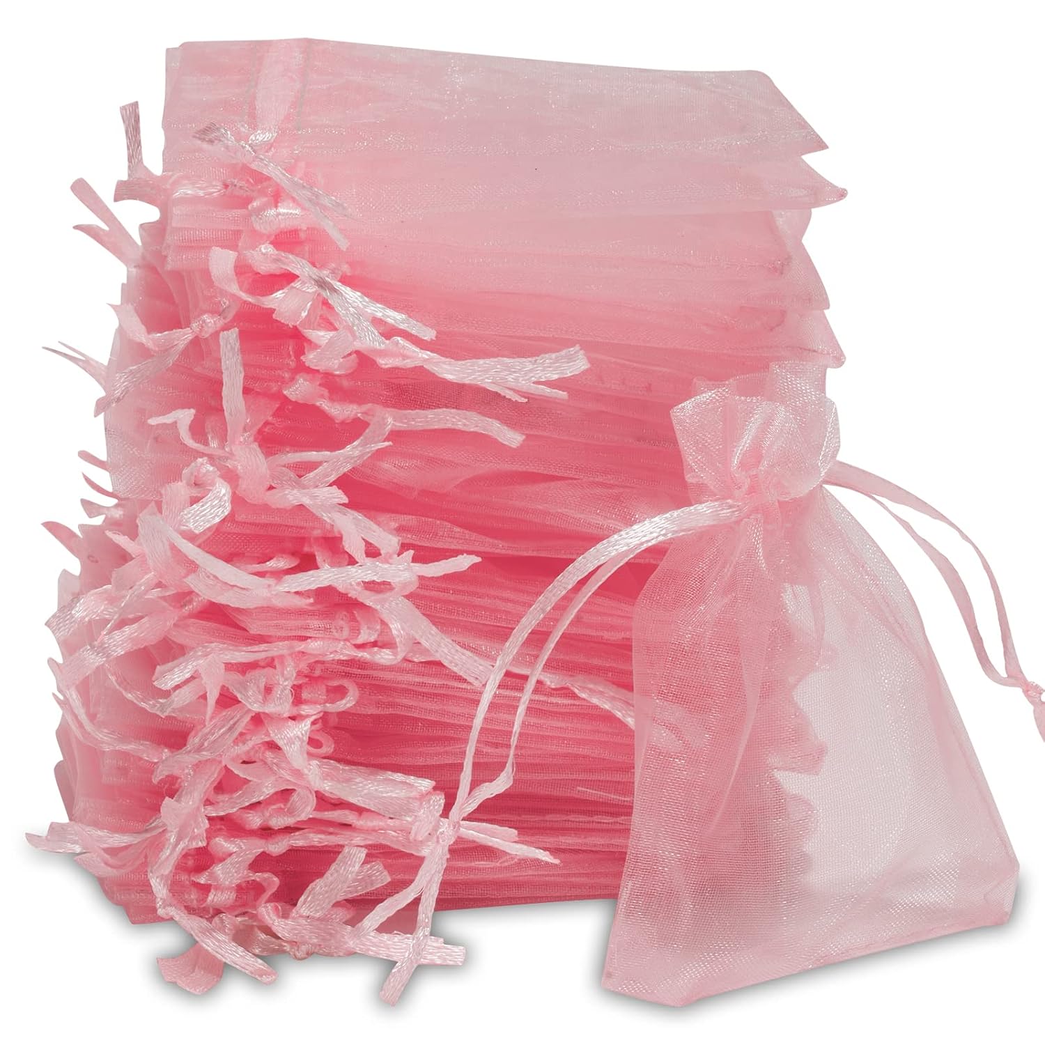 Carehabi 100 sachets en organza pour mariage.