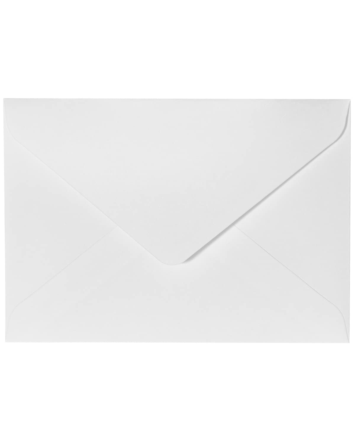 Noa Home Deco Lot de 100 enveloppes - Format C6-11,4 x 16,2 cm - 130 g/m² - Pour cartes de vœux, invitations, cartes d'anniversaire - Fermeture humide - Rabat pointu - Blanc pur 1