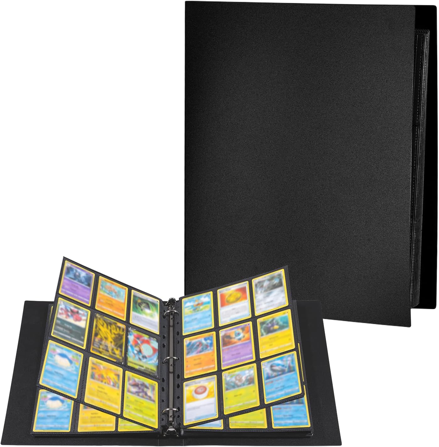 Album de cartes à collectionner - 630 pochettes transparentes - 35 pages par 18 poches par page - Classeur étanche - Album pour cartes à collectionner - Cartes à collectionner - Cartes de