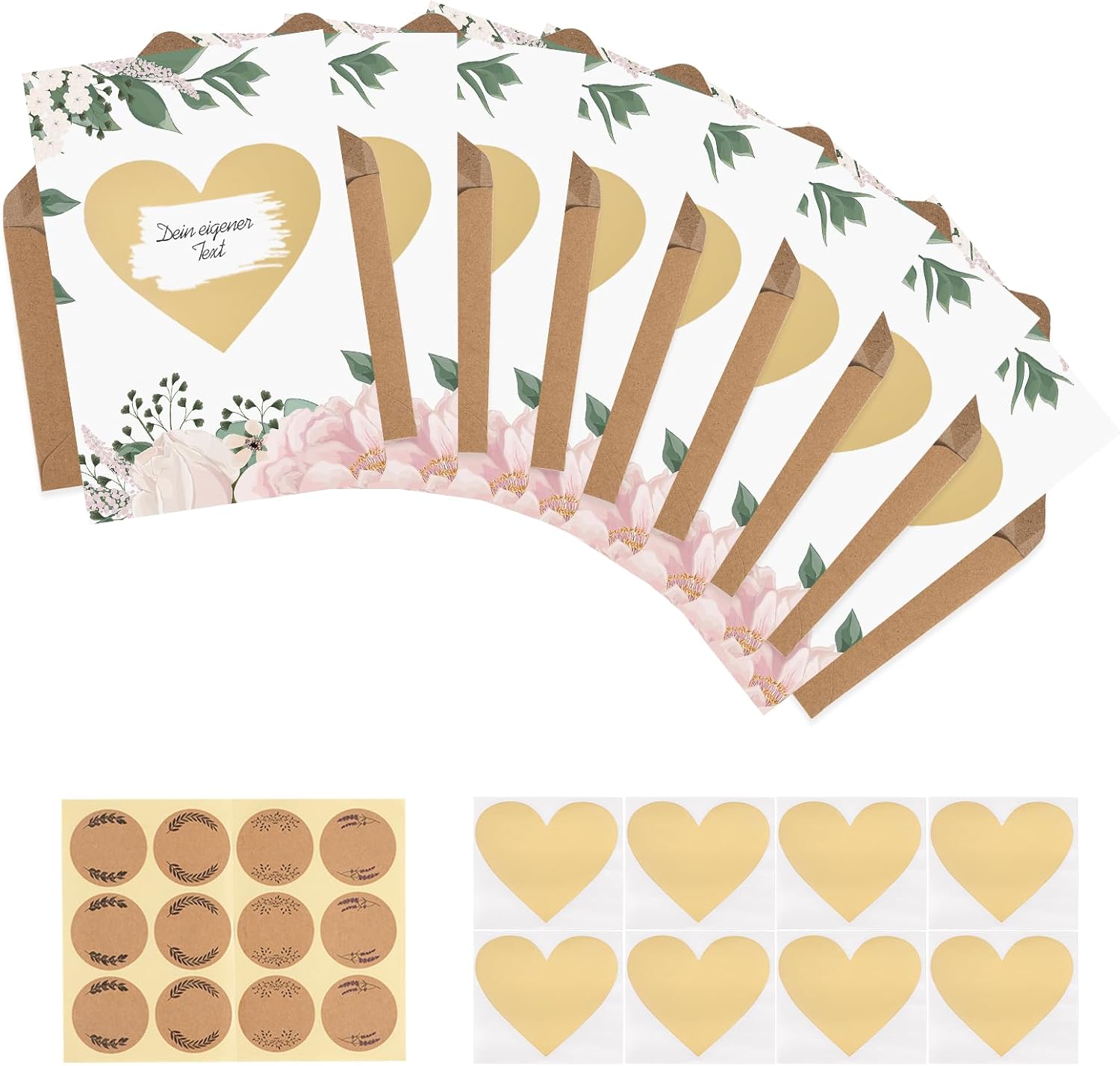 Carehabi Cartes à gratter à écrire soi-même - Carte de vœux - Carte postale d'anniversaire - Cartes Happy Birthday comme cartes postales - Idéal comme carte de vœux et bon cadeau pour hommes et femmes