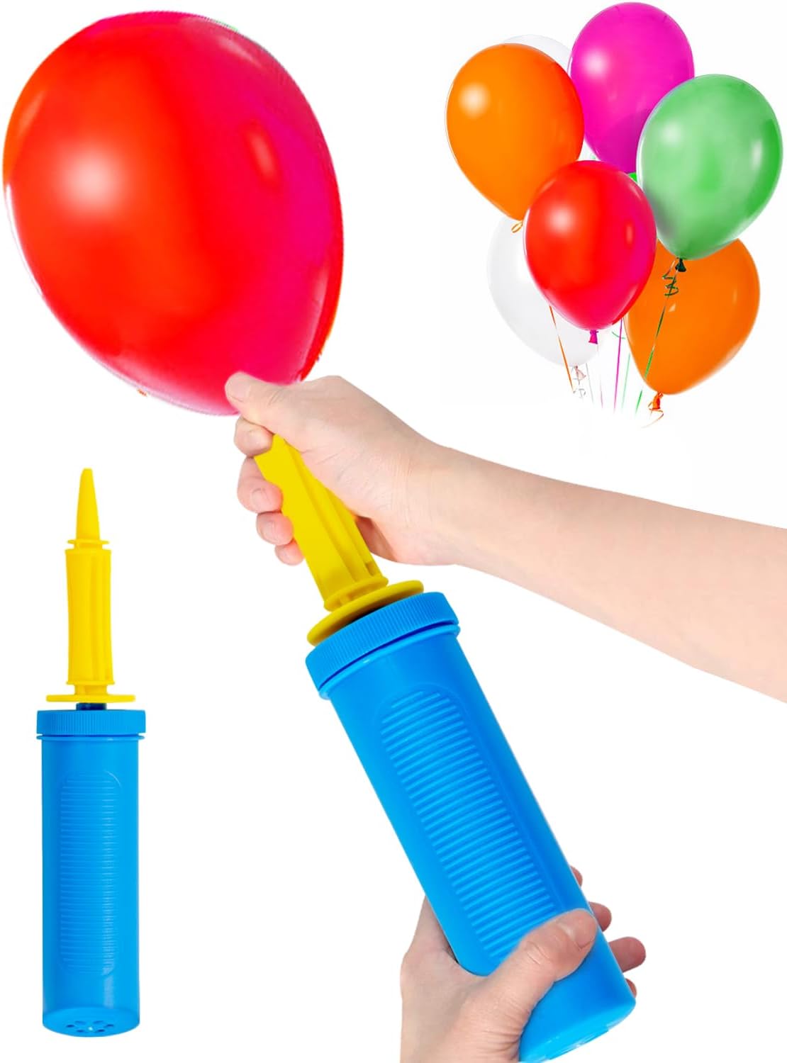 Bomba de Globo Bombas Manuales para Globos Infladores de Globos para Fiesta de Bodas Fiestas de Cumpleaños Baby Shower