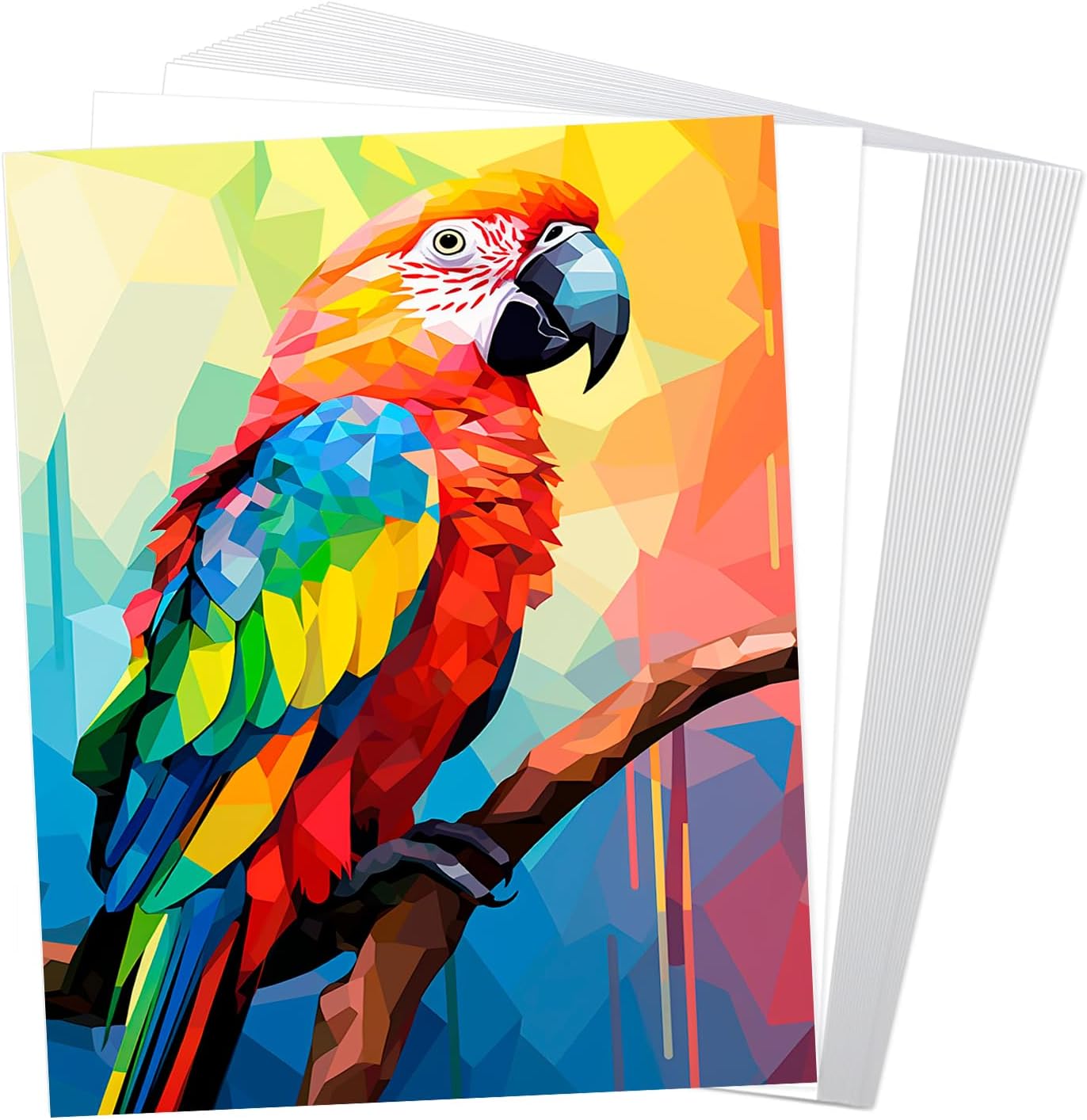 Druckerpapier A4 160g/m² 50PCS Weiß Papier Kopierpapier Drawing Fotopapier