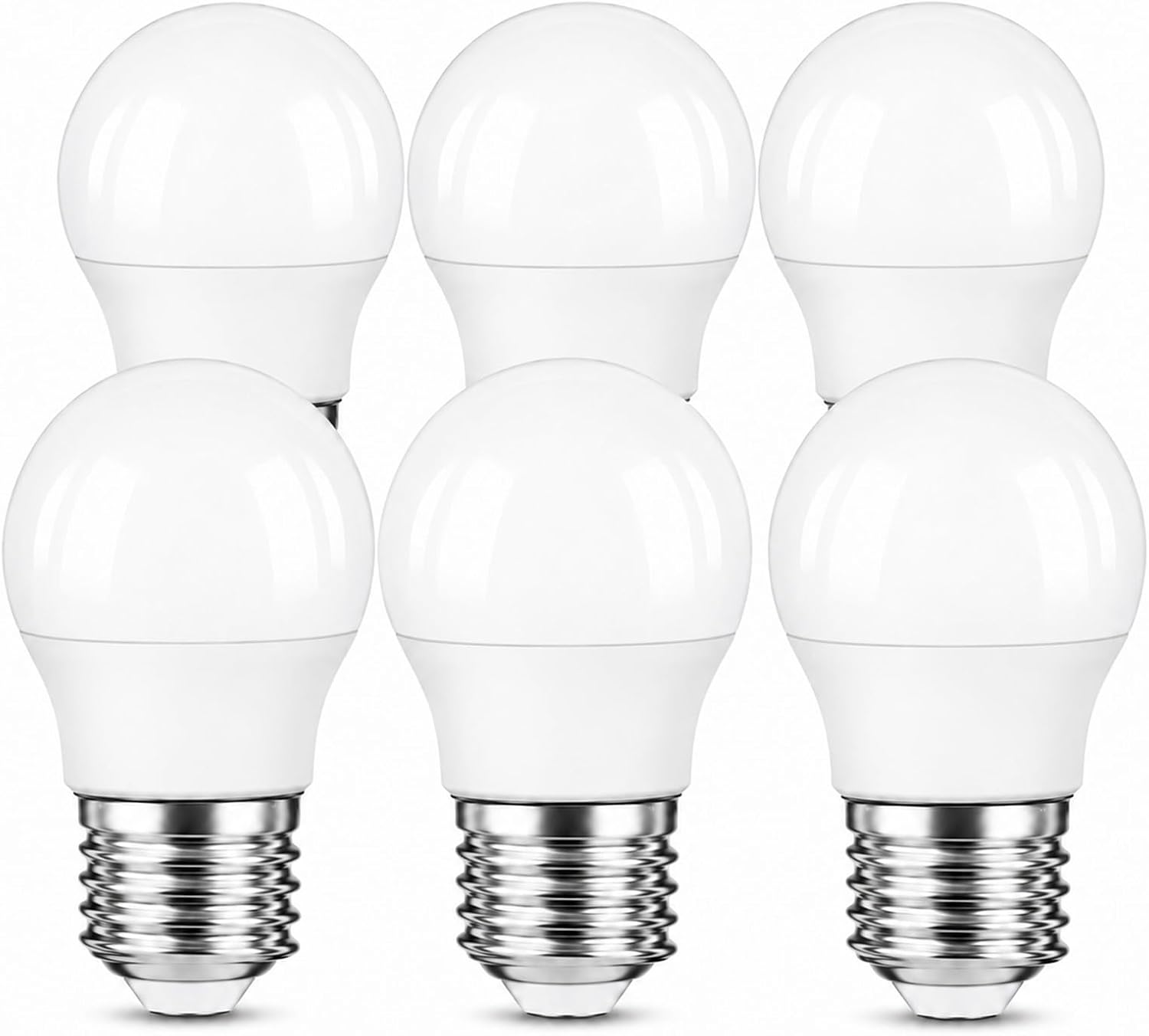 Carehabi G45 LED Lampe E27, 6er Pack, 9W 900 lm, 3000K Warmweiß