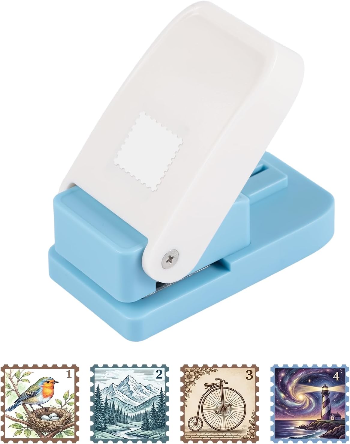 Carehabi Troqueladora Sello, 2,54 x 2,54 cm, para Manualidades