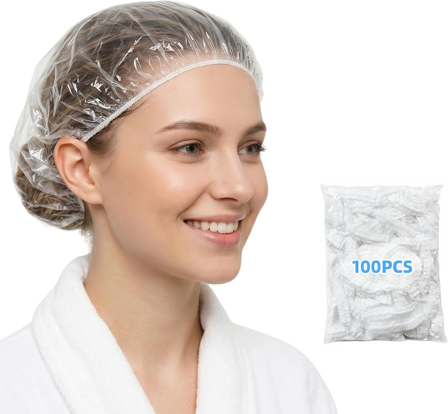 100PCS 42cm Cuffie Doccia Confezionate Singolarmente
