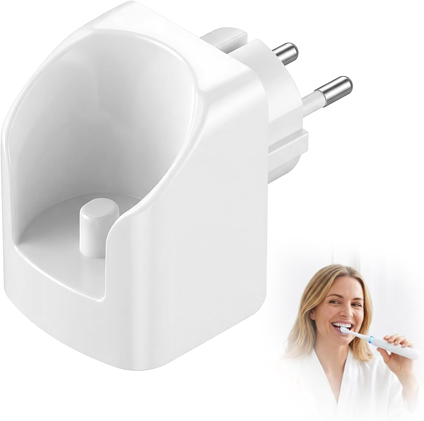 Carehabi Caricatore Spazzolino Elettrico Caricatore per Oral-B Porta Spazzolini Elettrici IPX7 Caricatore senza Fili per Braun Oral B Pro/Vitality/Genius X/iO 3 4 5 6