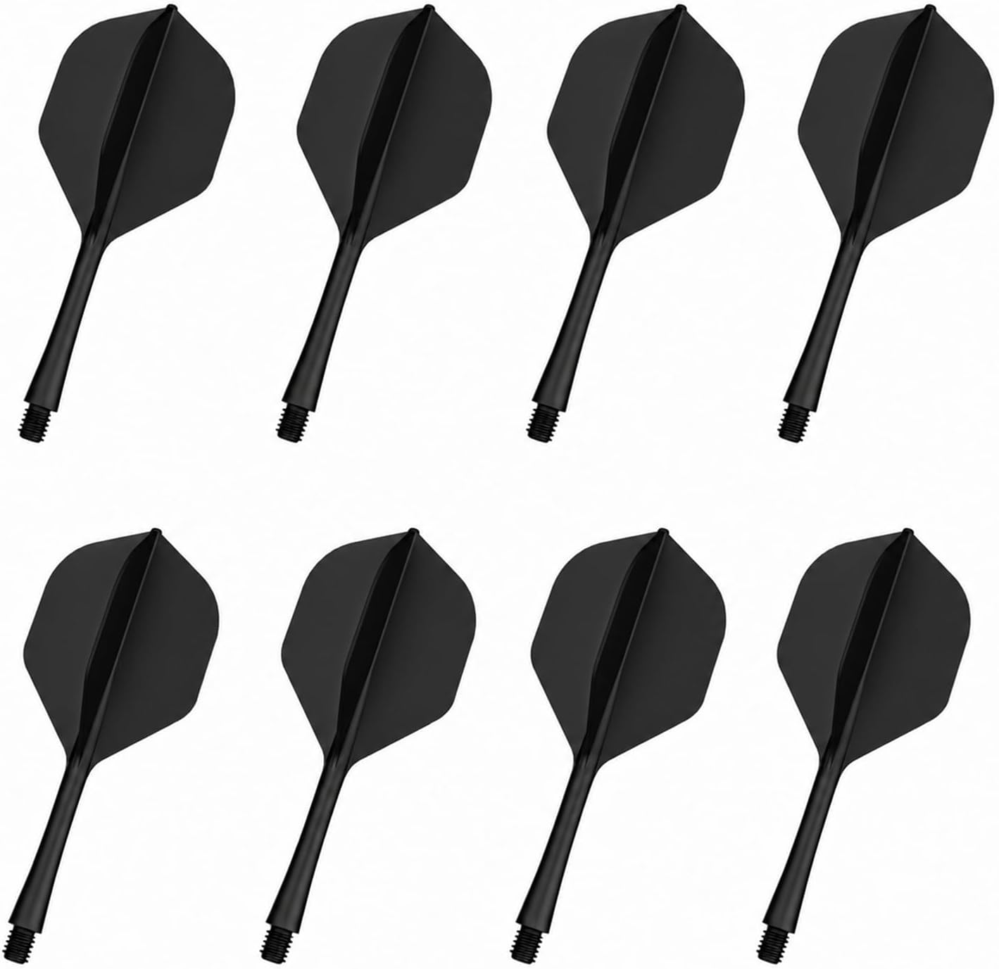 Carehabi Juego de 8 Aletas para Dardos con Varillas, Accesorios duraderos para Entrenamiento