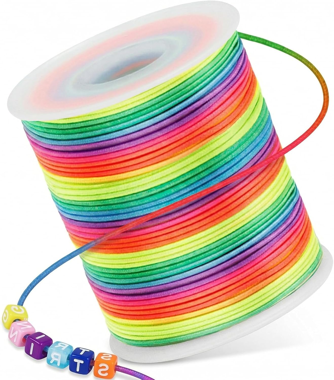 1mm x 100m Filo Elastico per Braccialetti per Gioielli DIY, Bracciali