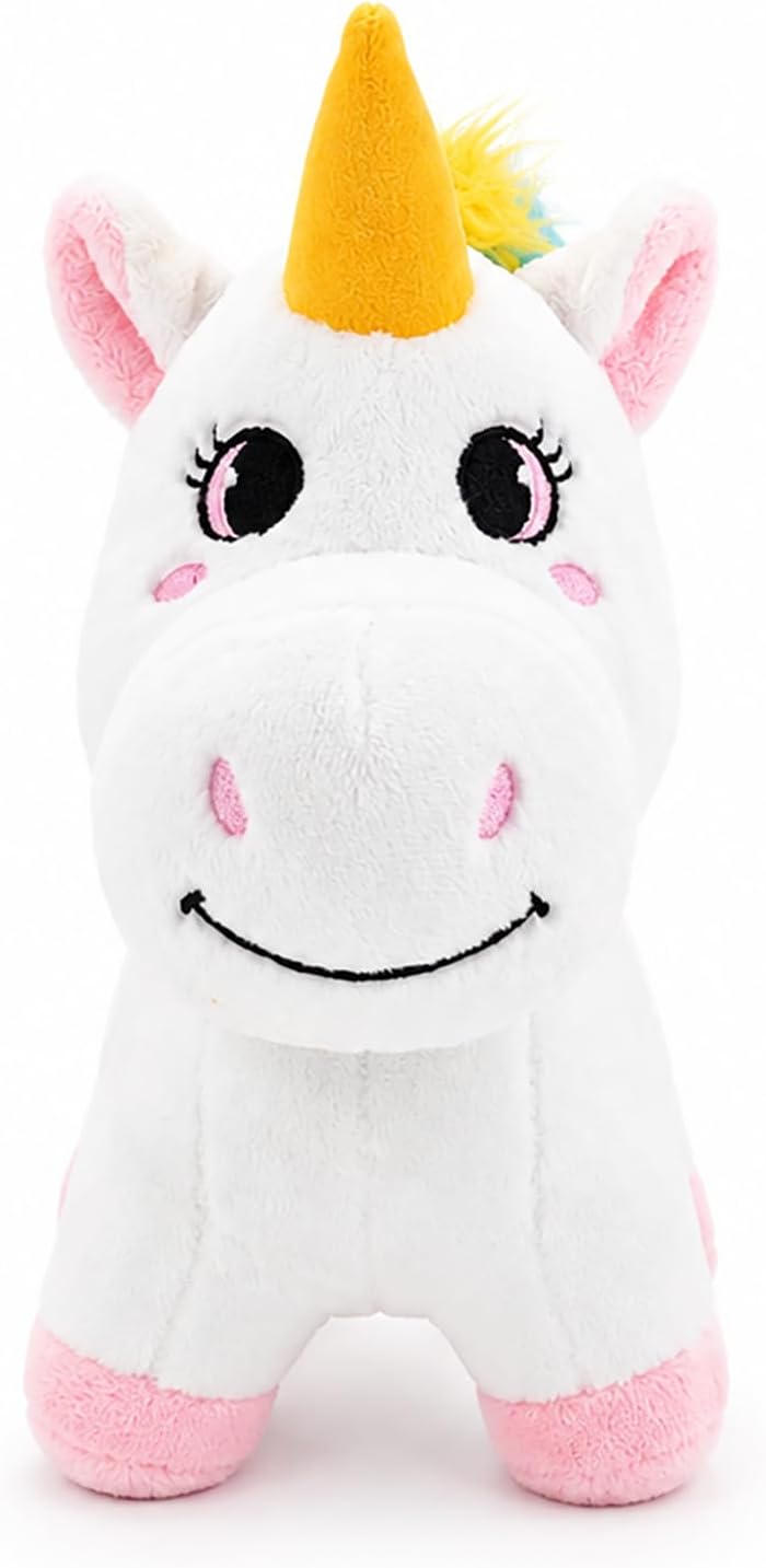 Carehabi Einhorn Kuscheltier 30cm Weiches Plüschtier mit Regenbogen-Mähne Kuscheltier Einhorn Stofftier Spielzeug Geschenk für Kinder Mädchen und Baby