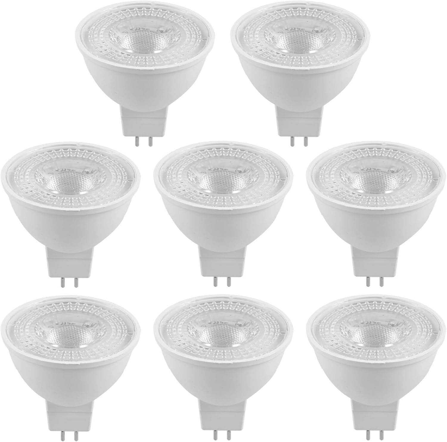 Noa Home Deco Lot de 8 Ampoule GU5.3 LED 3000K, Ampoule 12V 5W Spot LED