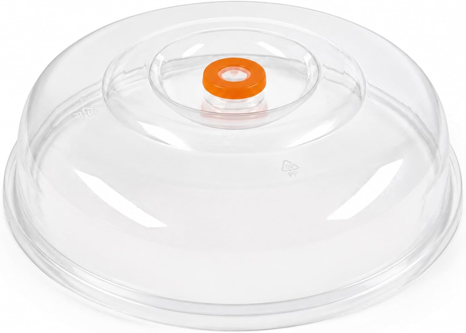 23.5cm Tapa Microondas Libre BPA para Cocina, Plástico sin BPA Transparente