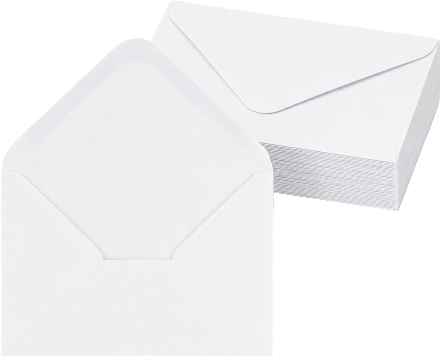 Sobres B6 Blancos 125x175 mm 120g/m², 50 Unidades, Cierre Adhesivo
