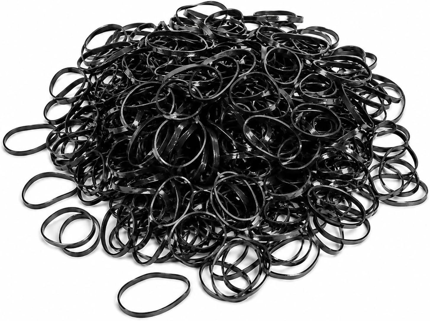 Elastici capelli, 500 pezzi elastici piccoli per capelli, elastici capelli donna piccoli per treccine, code e acconciature